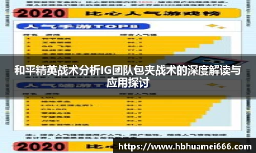和平精英战术分析IG团队包夹战术的深度解读与应用探讨
